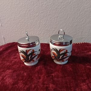 Vintage Royal Worcester Porcelain Egg Coddlers